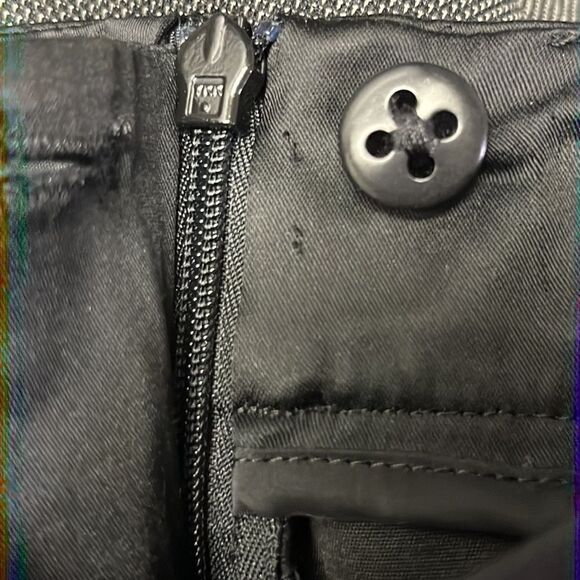 Talbots Black Faux Leather Curvy Petite Leggings w/ Side Closure- Size 14 Petite - Picture 12 of 16